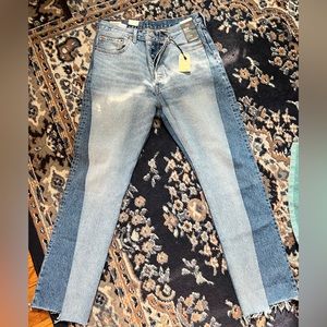 Tags still on! Brand new 501 Levi jeans 33x32 two tone jeans.